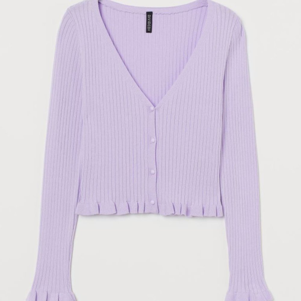 NWT H&M Purple Cardigan